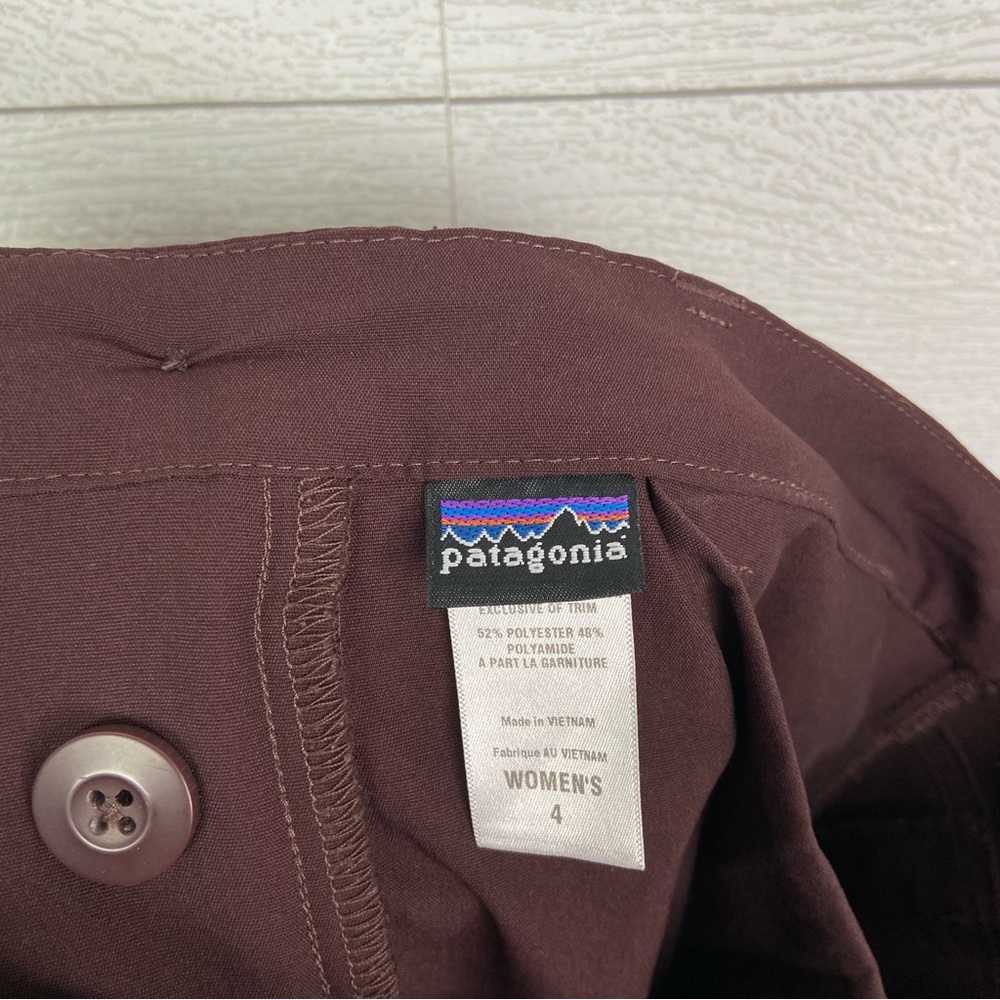 PATAGONIA Mystery Pant Chocolate Brown Burgundy Hiking 4 - Picture 2 of 3